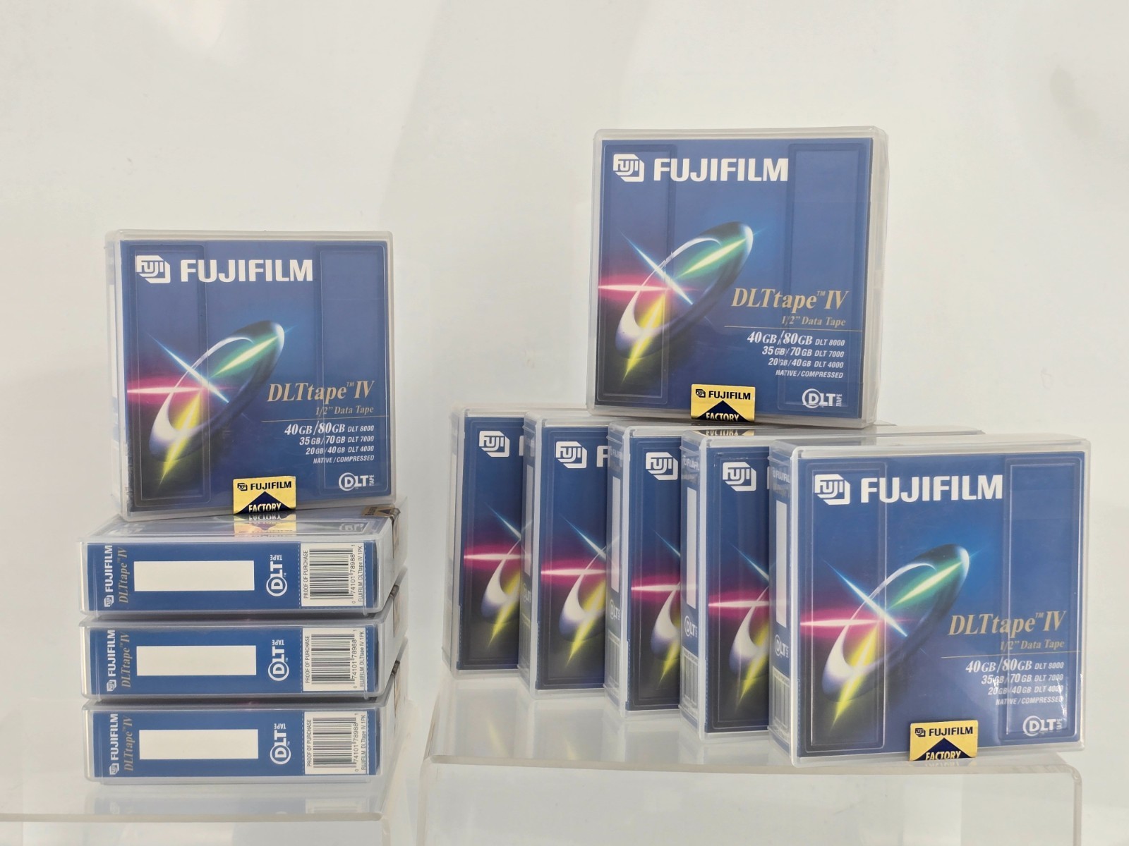 10 Lot - FUJIFILM DLT IV 4 Tape 40gb / 80gb - SEALED TAPES NOS
