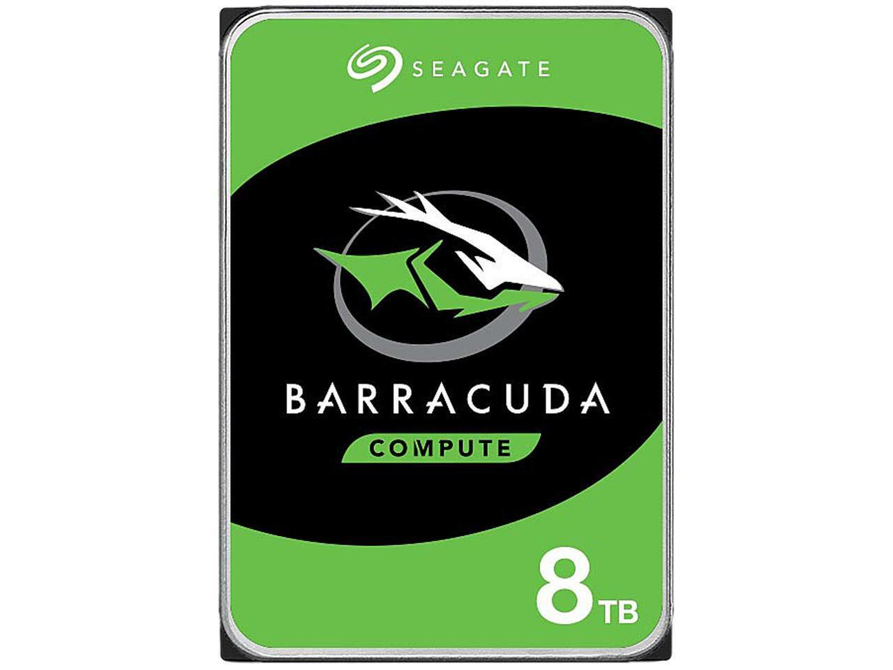 Seagate BarraCuda 8TB 5400RPM 256MB Cache SATA 6.0Gb/s 3.5" Internal Hard Dri...