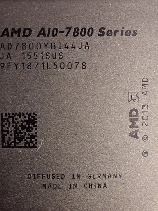 AMD A10 7800 CPU