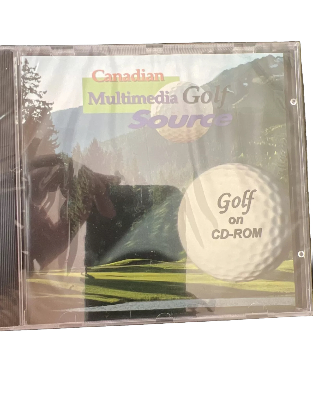 Vintage Canadian Multimedia GOLF Source PC CD-ROM, 1998 Sealed, Windows 95, NEW