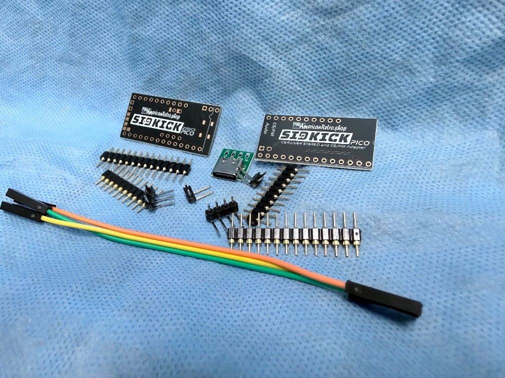 SIDKick Pico DAC 2350 Commodore 64 Ultimate C64U MOS SID 6581 / 8580 Kit