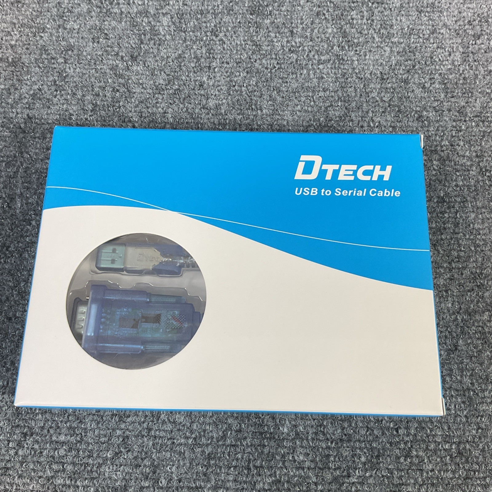 DTECH USB to Serial Adapter Cable with RS232 DB9 Male Port FTDI Chipset Supports