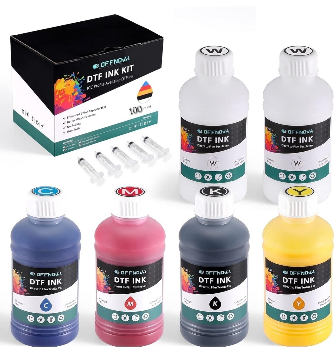 Premium DTF Ink 600ML, DTF Ink Refill for DTF Inkjet Printer ET-8550, XP-15000