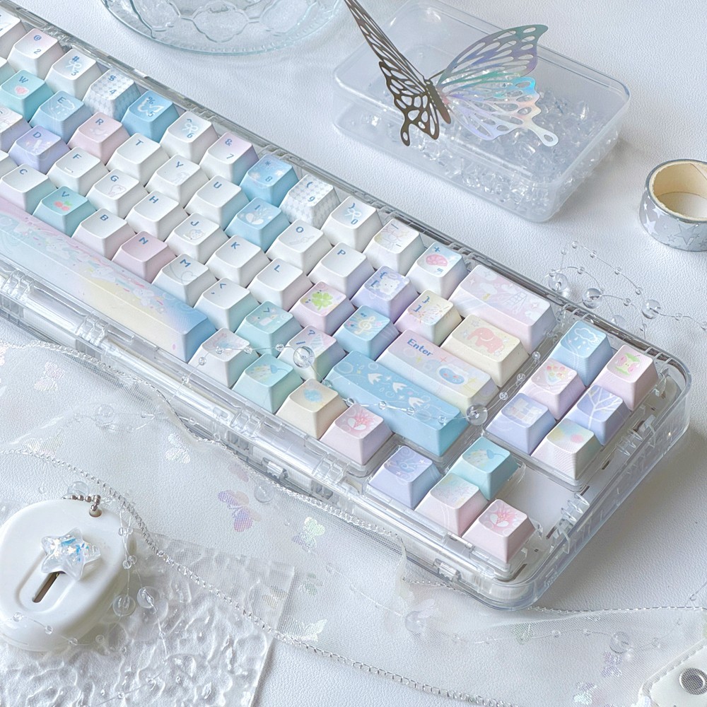 MocooLab Fantasy Cay Keycaps(Cherry Profile,PBT)