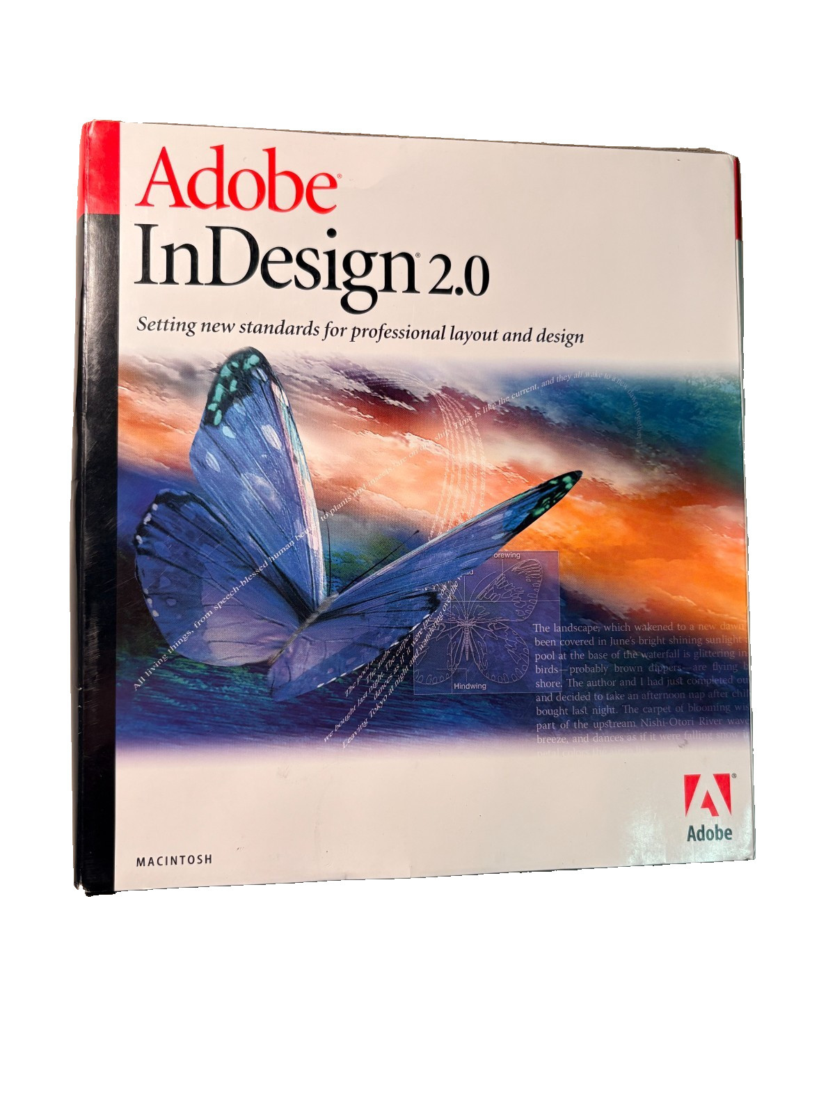 Adobe InDesign 2.0 Complete Software New In Box ~ Macintosh ~ Sealed