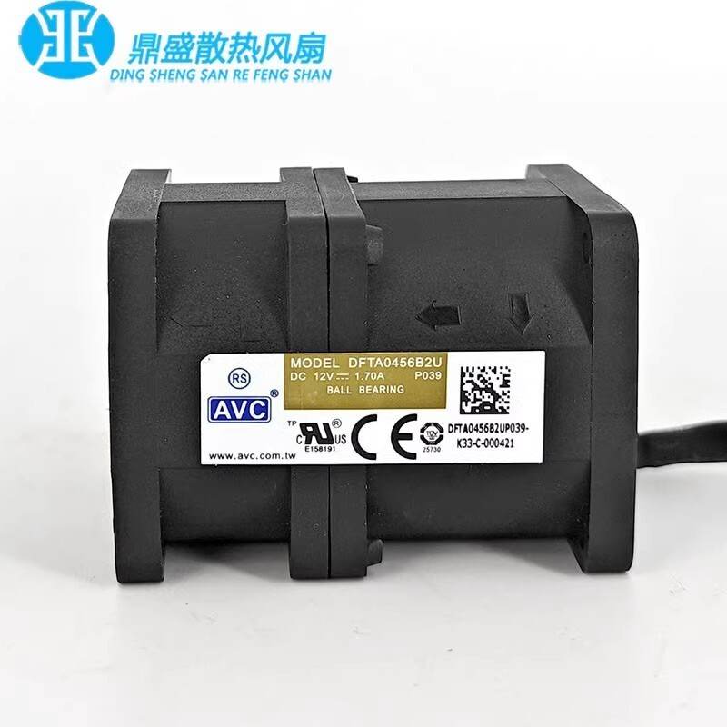 AVC DFTA0456B2U 4056 12V 1.7A 4CM Server Booster Cooling Fan