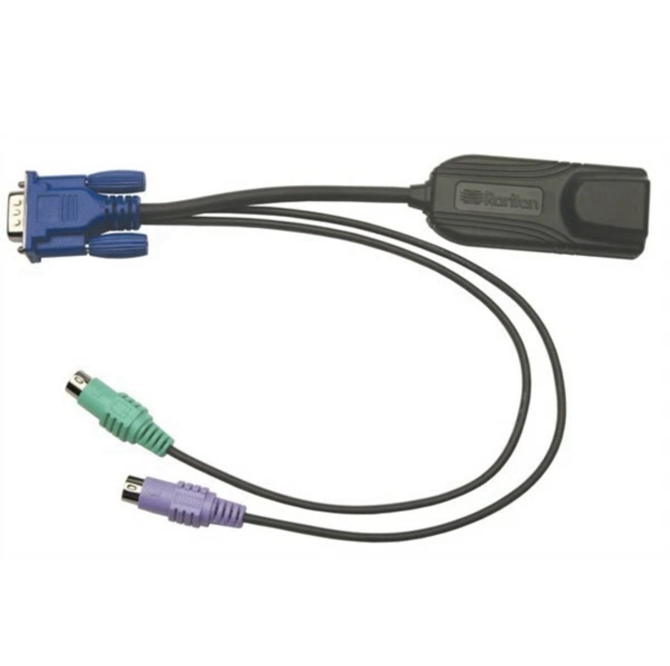 Raritan DCIM-PS2 KVM Switch Cable VGA D-Sub to Dual PS/2 Keyboard/Mouse