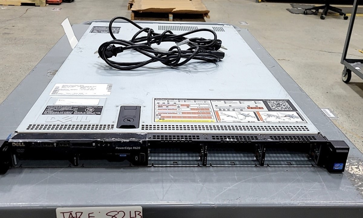 DELL PowerEdge R620 E16S 2.5" Rack Server 2*INTEL XEON E5-2690 32GB SEE NOTES