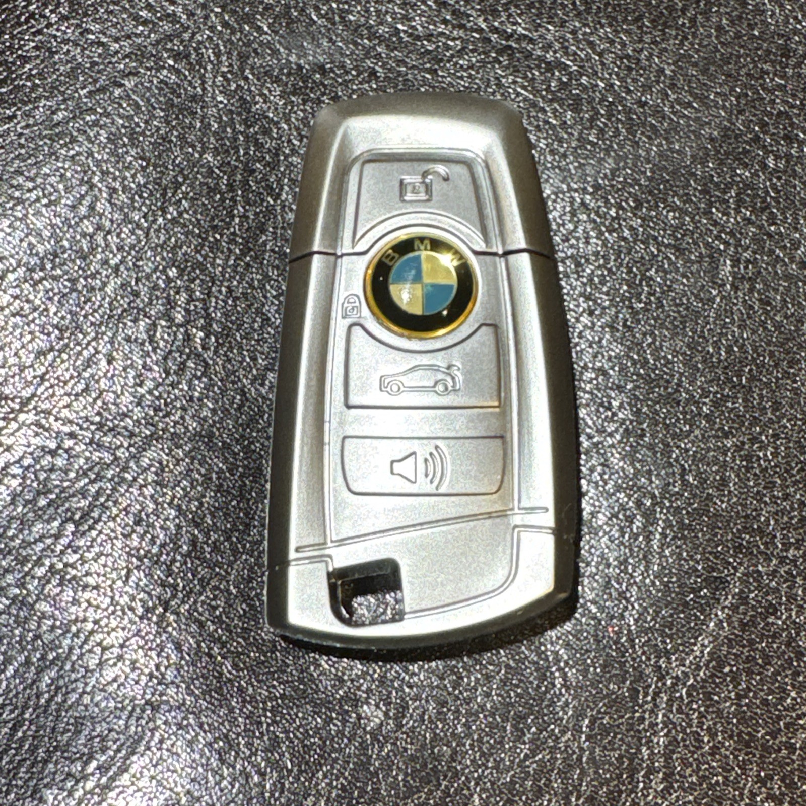 BMW Welcome Chrome Metal Key Fob USB Thumb Flash Drive 2GB Memory Storage TESTED