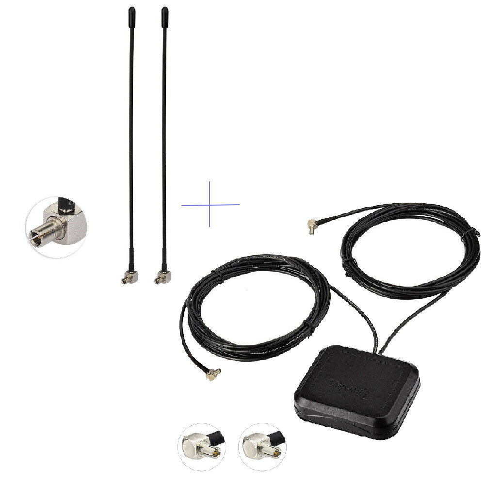 Netgear Nighthawk M1 MR1100 4G LTE USB Modem Dual TS9 Antenna + 2pcs TS9 Antenna