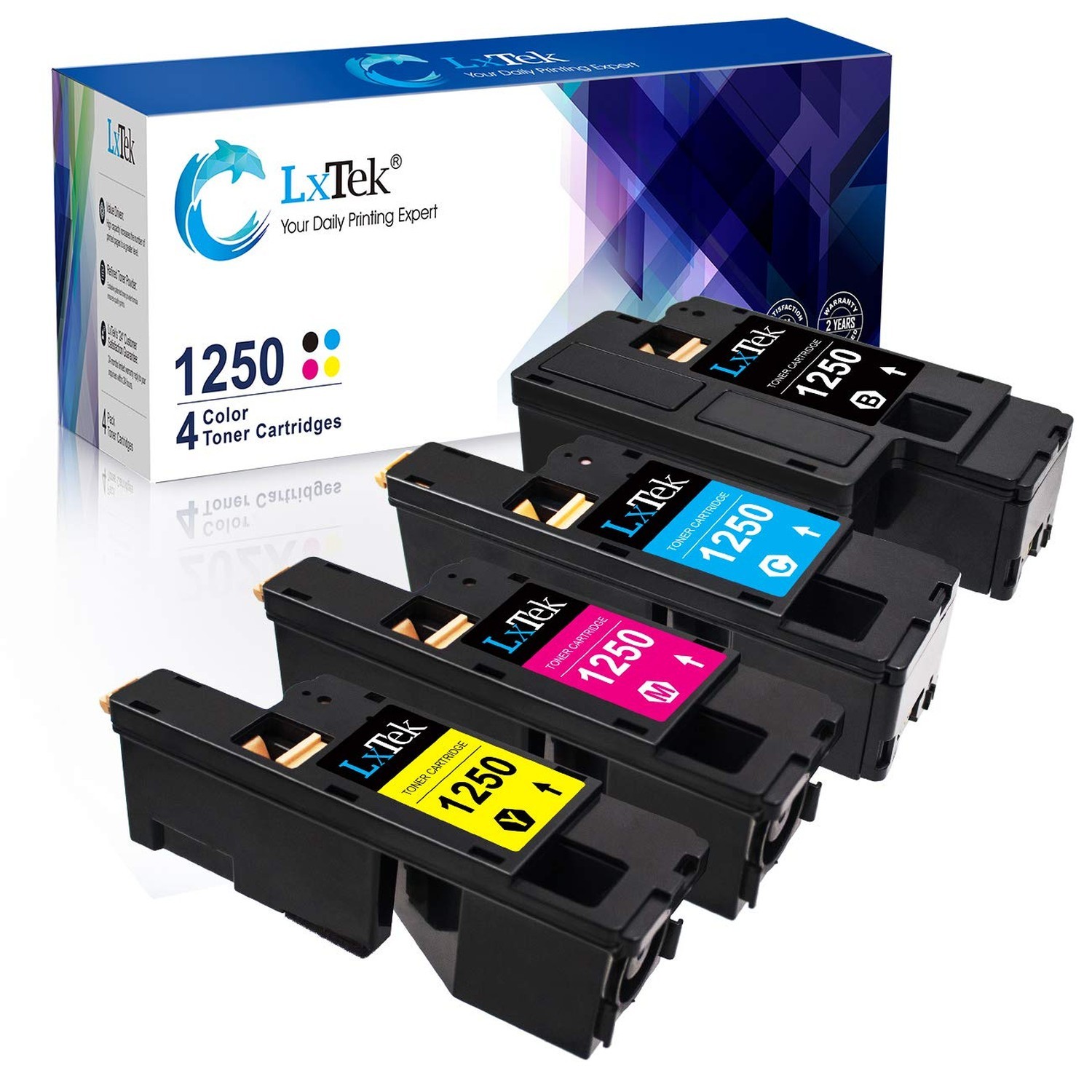 LxTek Compatible Toner Cartridge Replacement for Dell 1250 810WH C5GC3 XMX5D ...