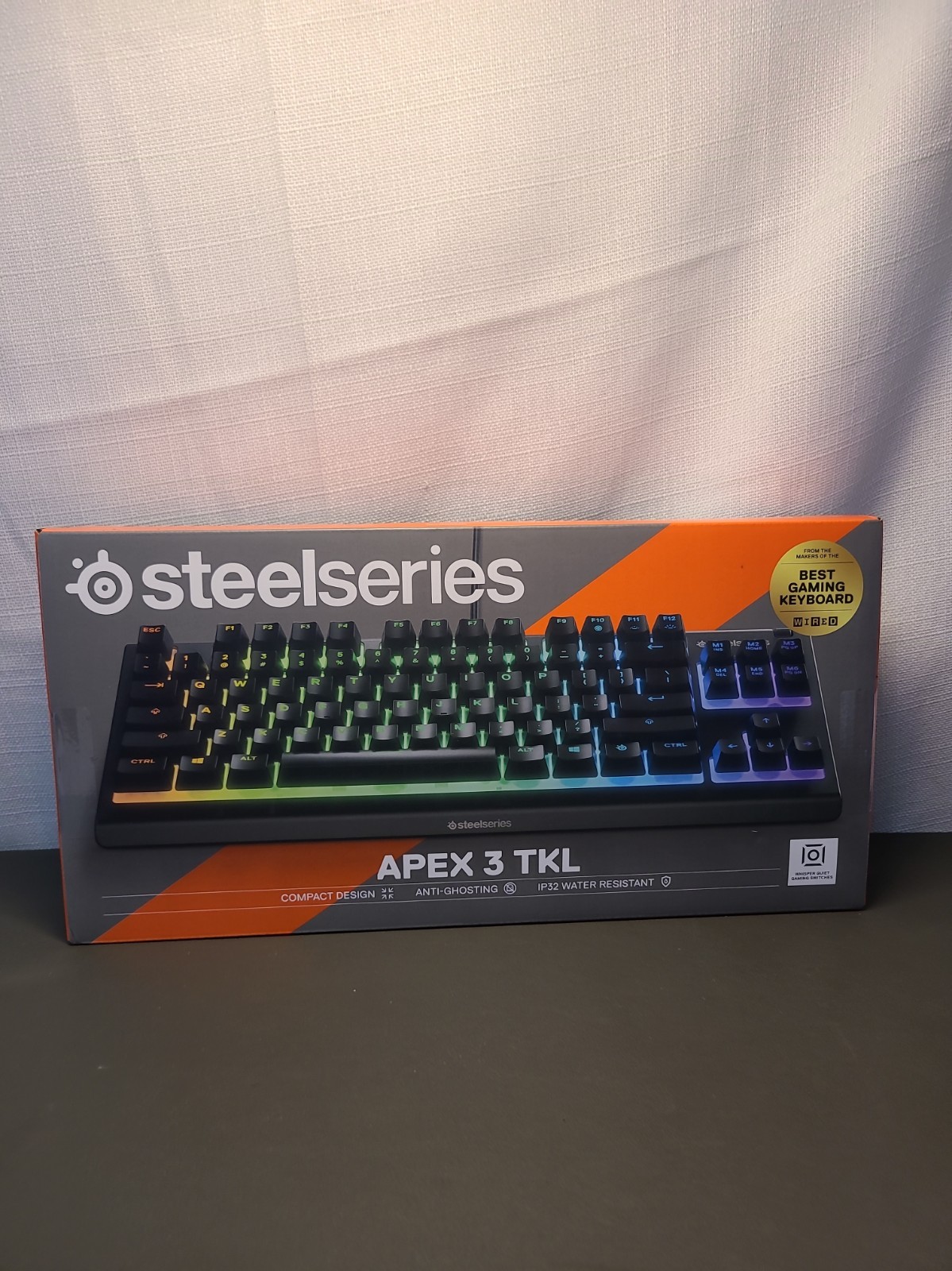 Brand New Steelseries Apex 3 TKL gamer Keyboard