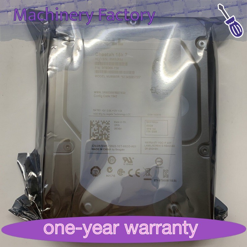 Open Box NEW R749K Dell 450GB 15K 3.5 6G SAS HDD Hard Drive 0R749K ST3450857SS