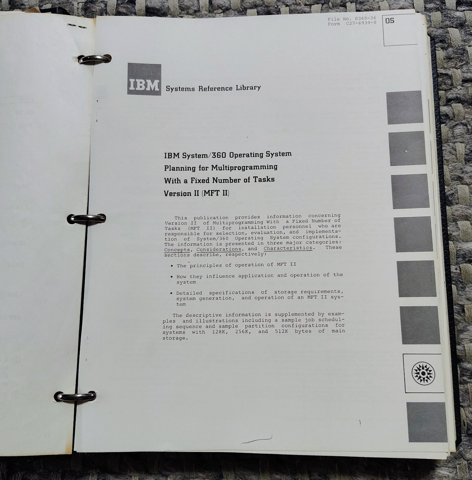 IBM Systems Reference Library 360 Operating System 2280 Display 2848 1967 68