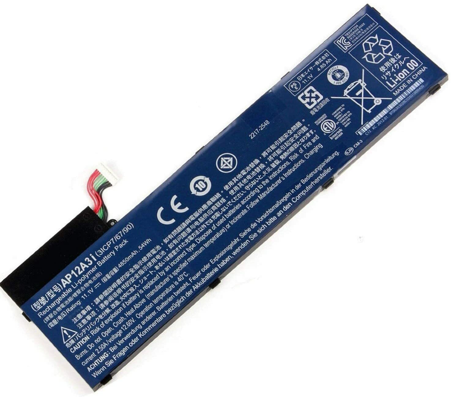 AP12A3i Battery For Acer Aspire W700 MA50 Tablet M3 M5 M5-481G M3-581TG AP12A4i