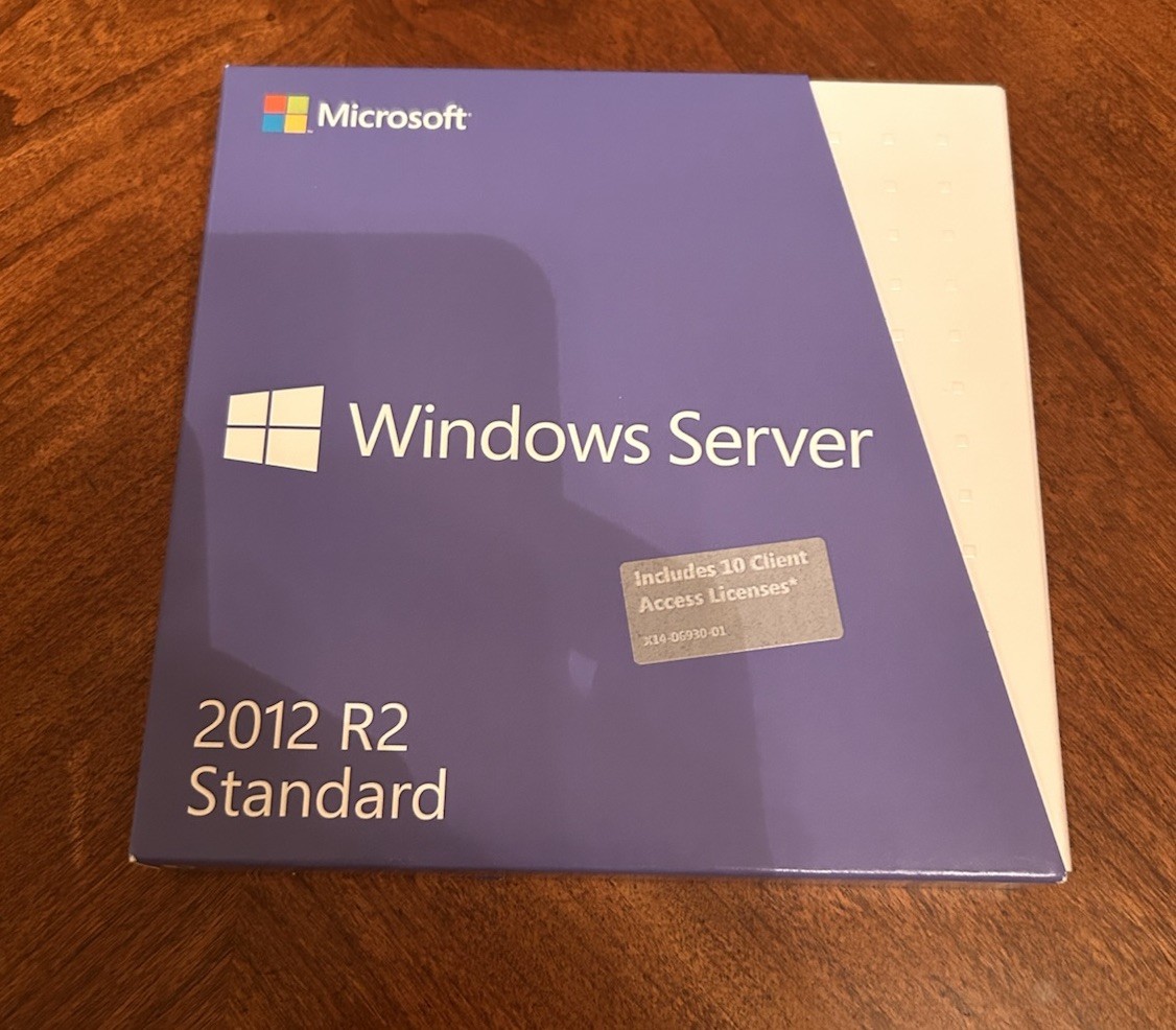 Microsoft Windows Server 2012 R2 Standard 64-Bit Retail 10 CAL DVD P73-05967