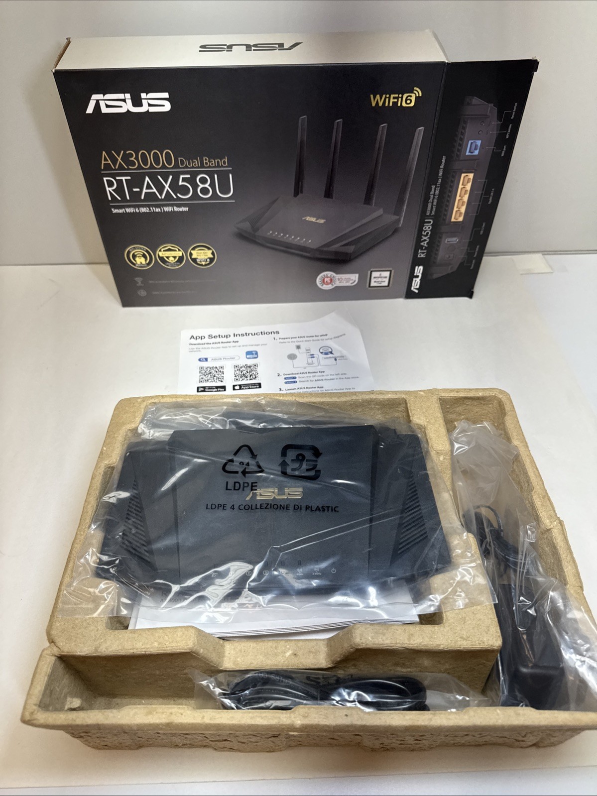 ASUS AX3000 Dual Band WiFi Router - RTAX58U