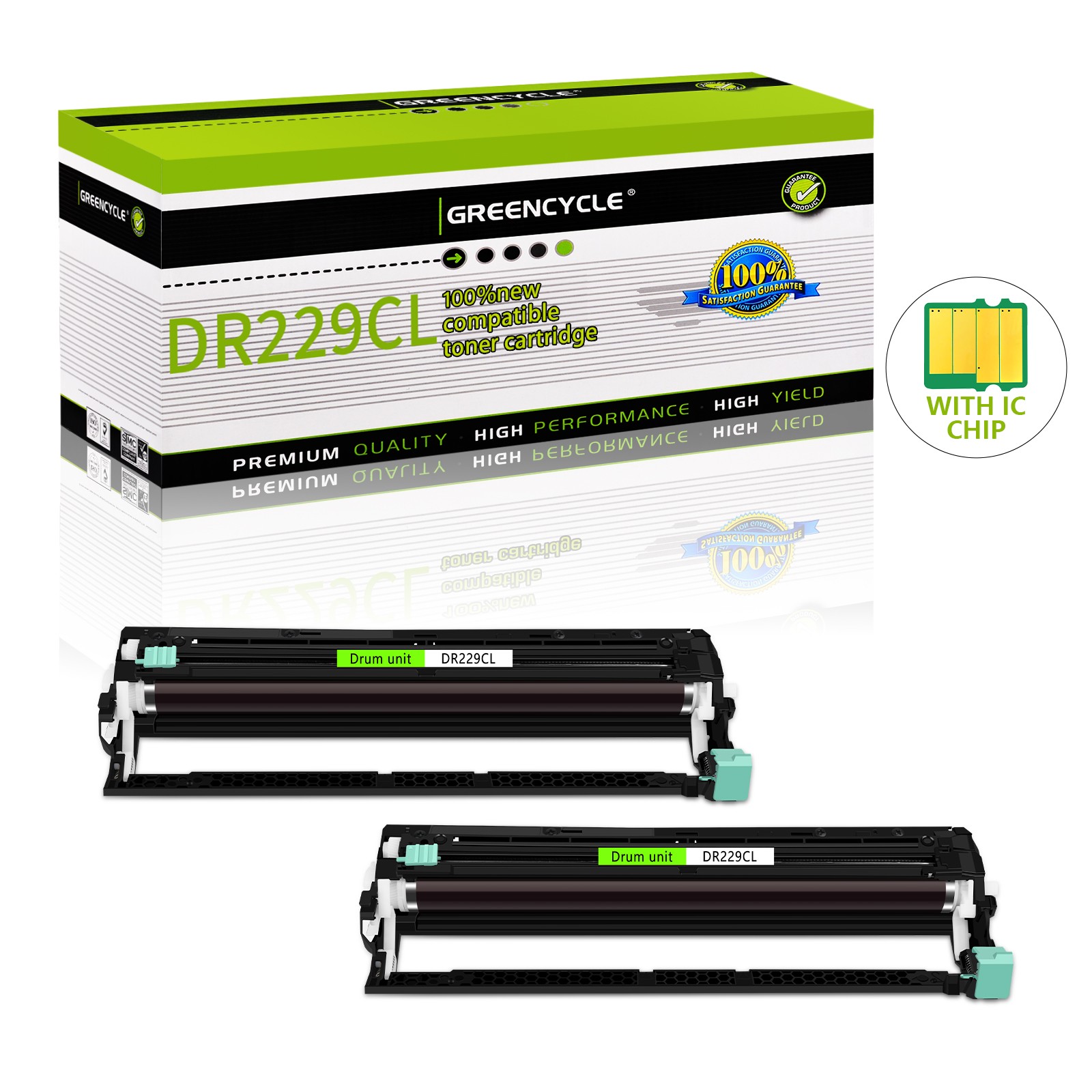 2PK DR229CL DR-720 Drum Unit for Brother DCP-8110DN 8155DN 8250DN HL-5445D 5470D