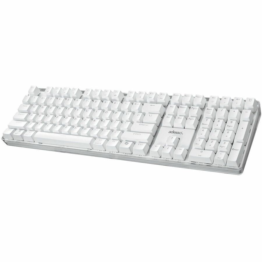 Adesso Multi-OS Illuminated Mechanical Keyboard With CoPilot AI Hotkey AKB680UW