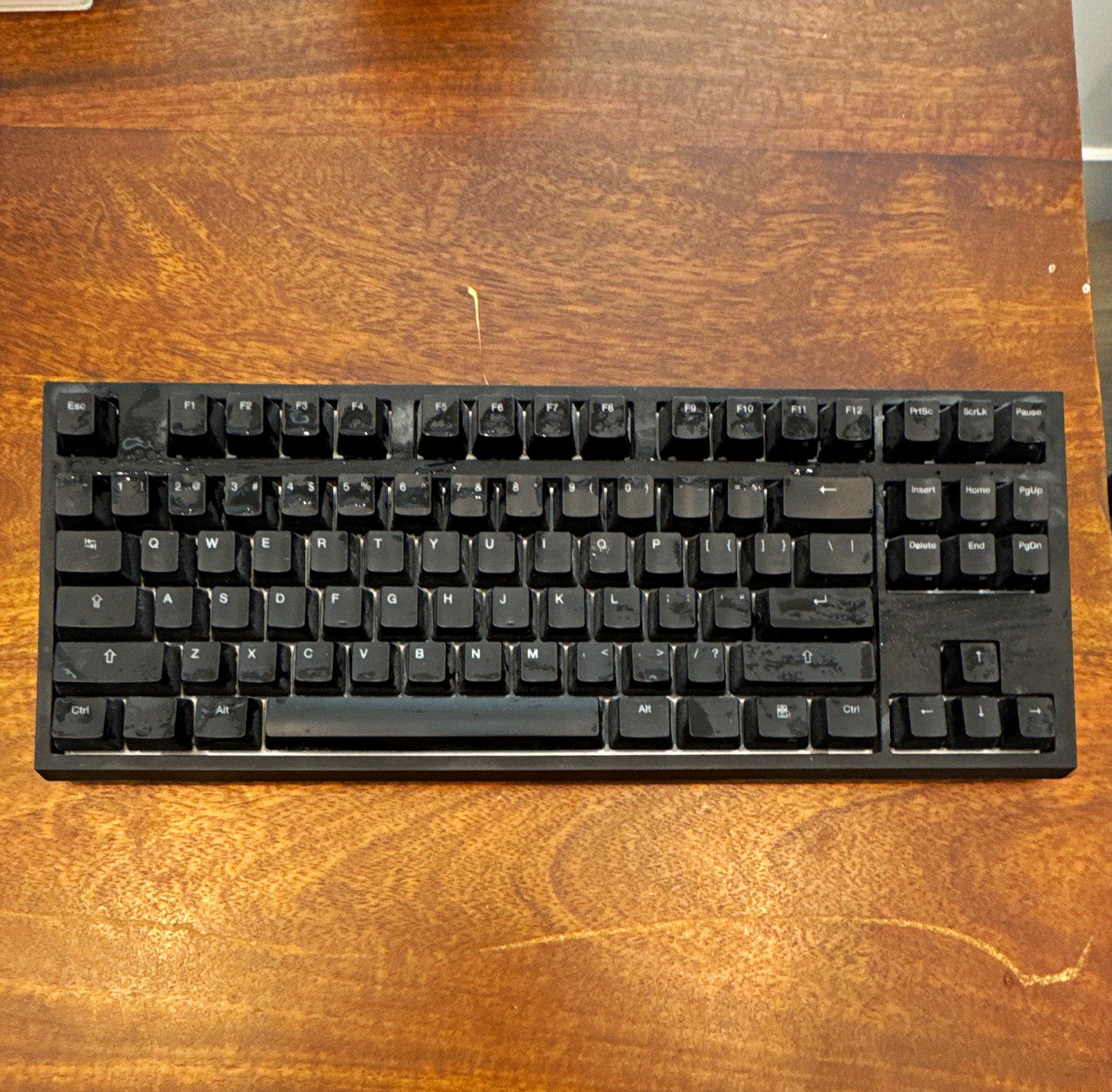 WASD Code Mechanical Keyboard Cherry MX Clear - The Showcase Switch - Black Wire