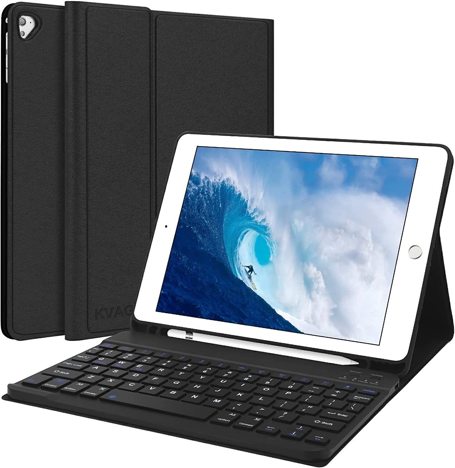 For iPad 10.2" 9th 8th 7th iPad 10th Detachable Keyboard Smart Case w/Backlit US