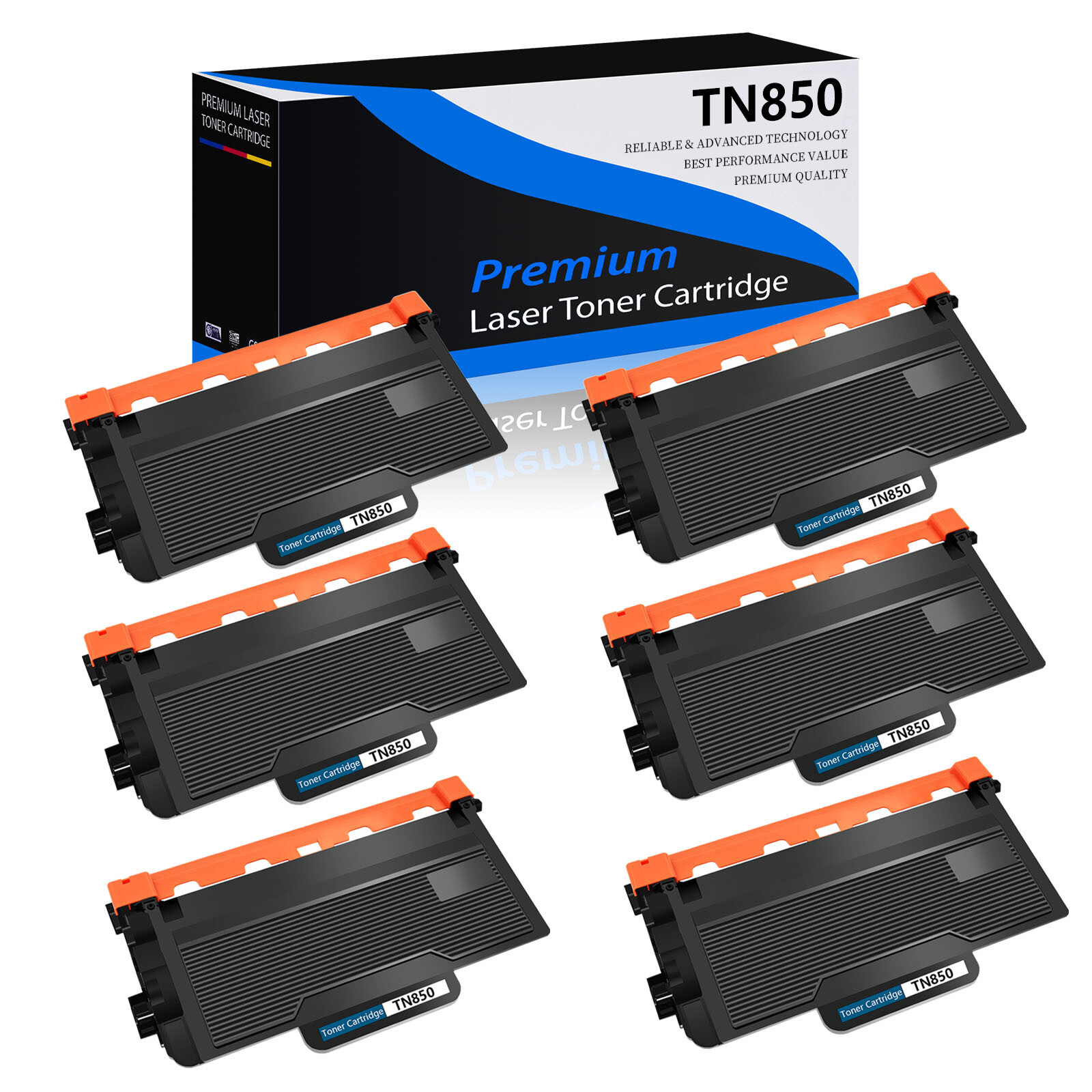 6PK TN850 Toner Cartridge for TN-850 Brother MFC-L5900DW MFC-L6700DW MFC-L6800DW