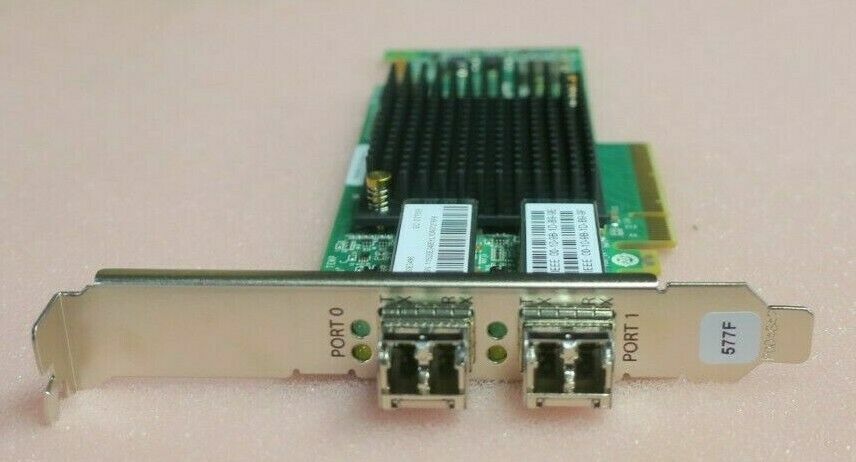 IBM Emulex LPE16002 577F Dual Port 16Gb FC Network Adapter + 2x 16G SFP 00E3496
