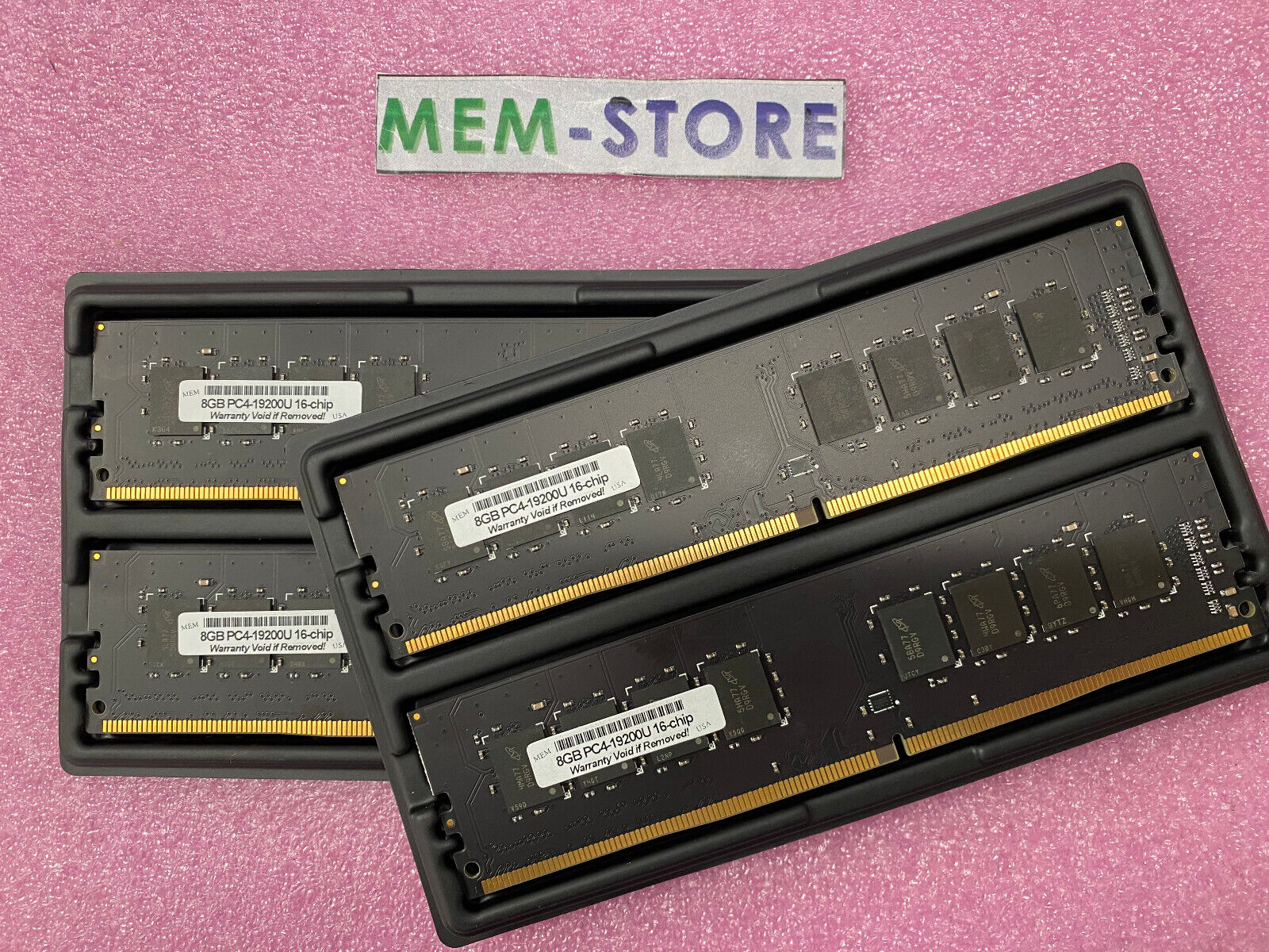 32GB kit 4x8GB 16-chip UDIMM DDR4 Memory RAM 2400MHz for Intel CPU Desktops