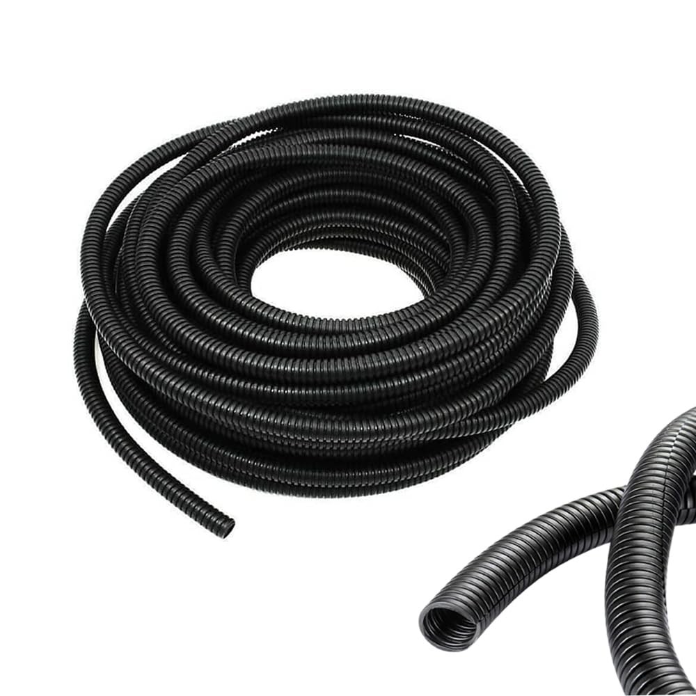 1/4 Inch Wire Loom Split Tubing - 16.5 ft Cord Protector Electric Wires Covers