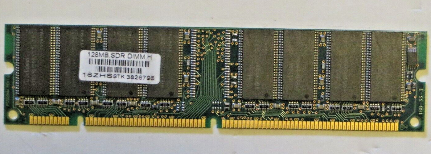 128MB Used Infineon SDRAM Non-ECC PC133 168 Pin Memory Module HYB39S128800CT-7.5