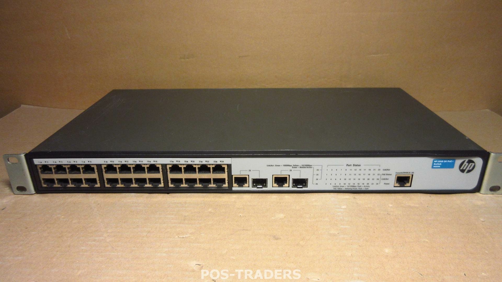 HP JG539A OfficeConnect 1910 24 PoE+ Switch 24x RJ-45 10/100 PoE+ ports 2x SFP