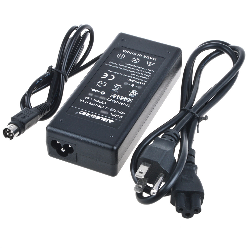 4-Pin AC Adapter For CWT CAD060121 (PAA060F) Power Supply 4 Prong PSU + Cord