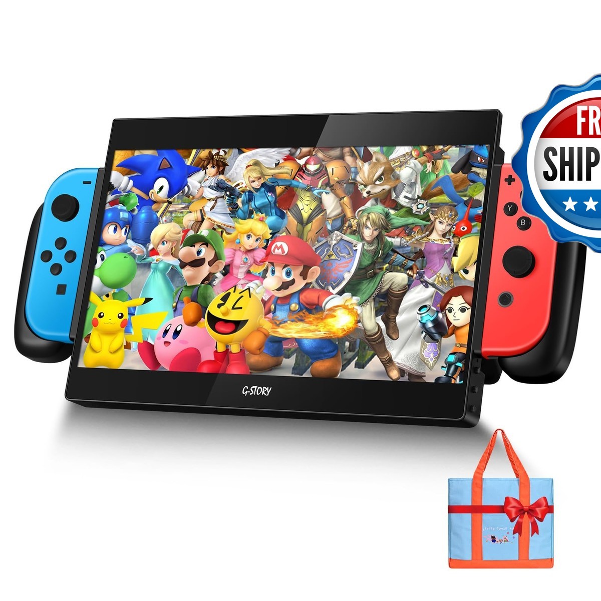 G-Story GS101NT 10.1" 1080P Portable Gaming Monitor for Switch IPS USB-C