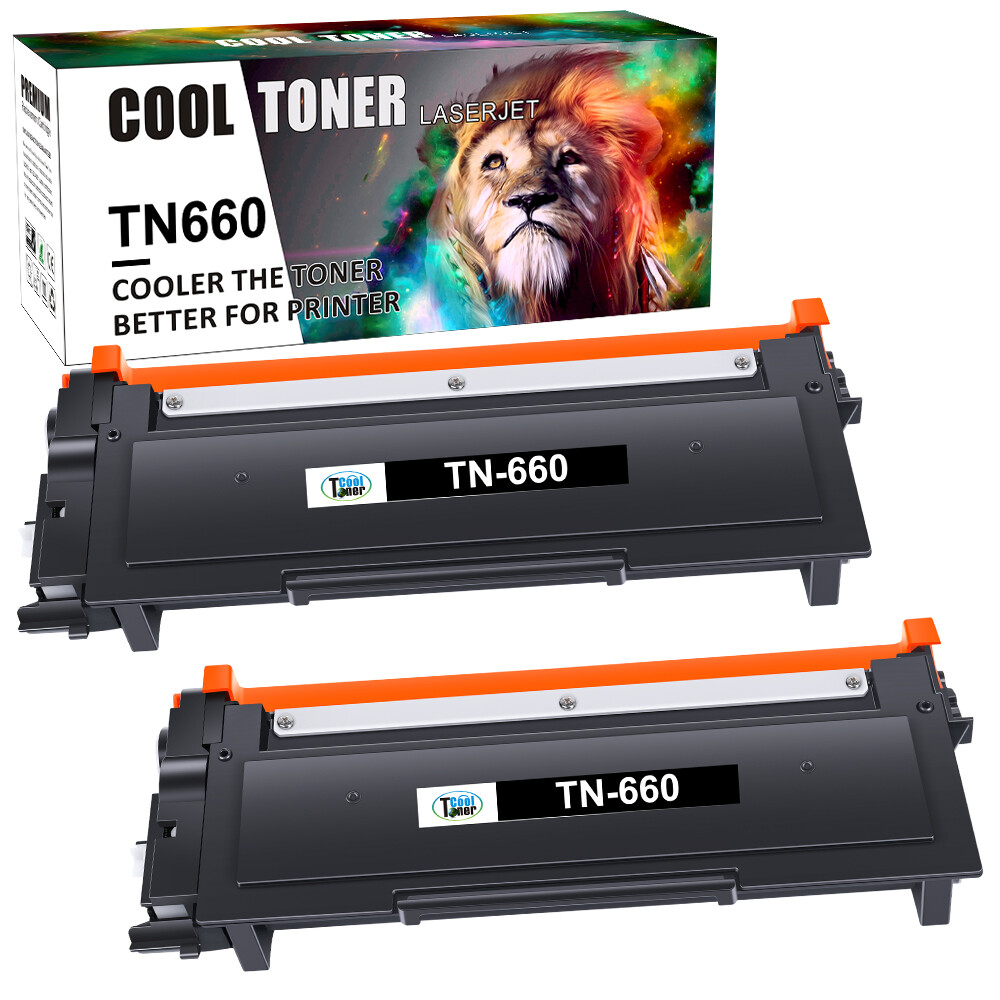 TN660 TN-660 Toner Cartridge Compatible With Brother HL-L2300D Printer - 2 Pack
