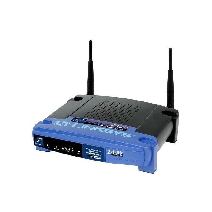 Linksys BEFW11S4 v4 Wireless-B Router w/ Setup CD, Adapter & Ethernet Cable