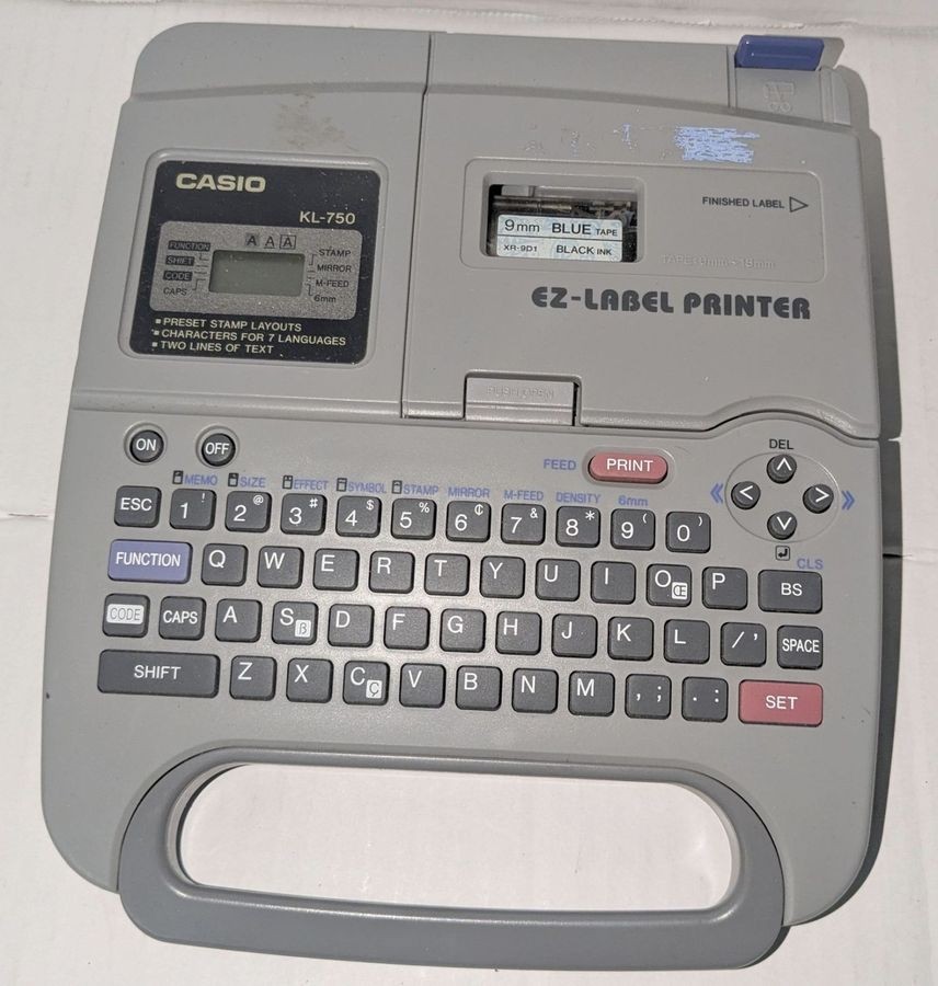 Casio KL-750 Label Printer - Untested