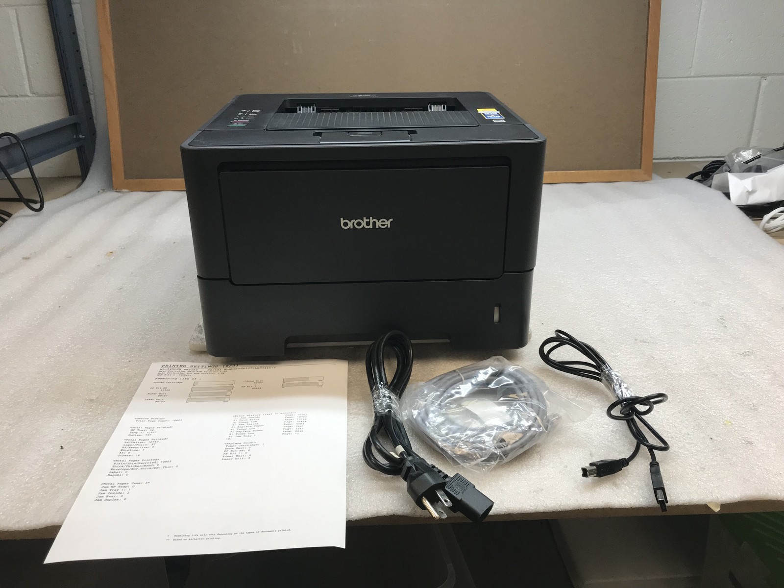 Brother HL-5450DN Workgroup Laser Printer 25K Pg Ct Low Toner - Drum Included
