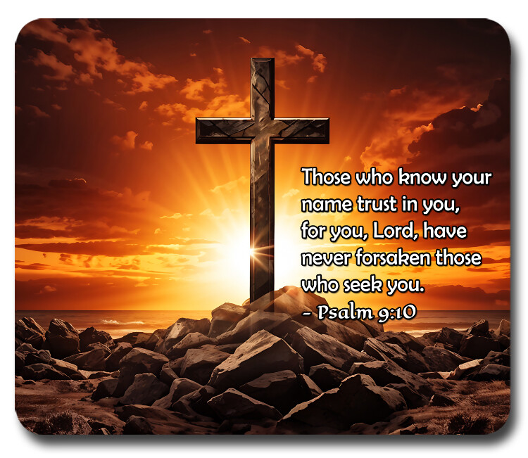 Bible Verses Mouse Pad / PC Mousepad ~ Christian Faith Jesus Holy Religion Gift