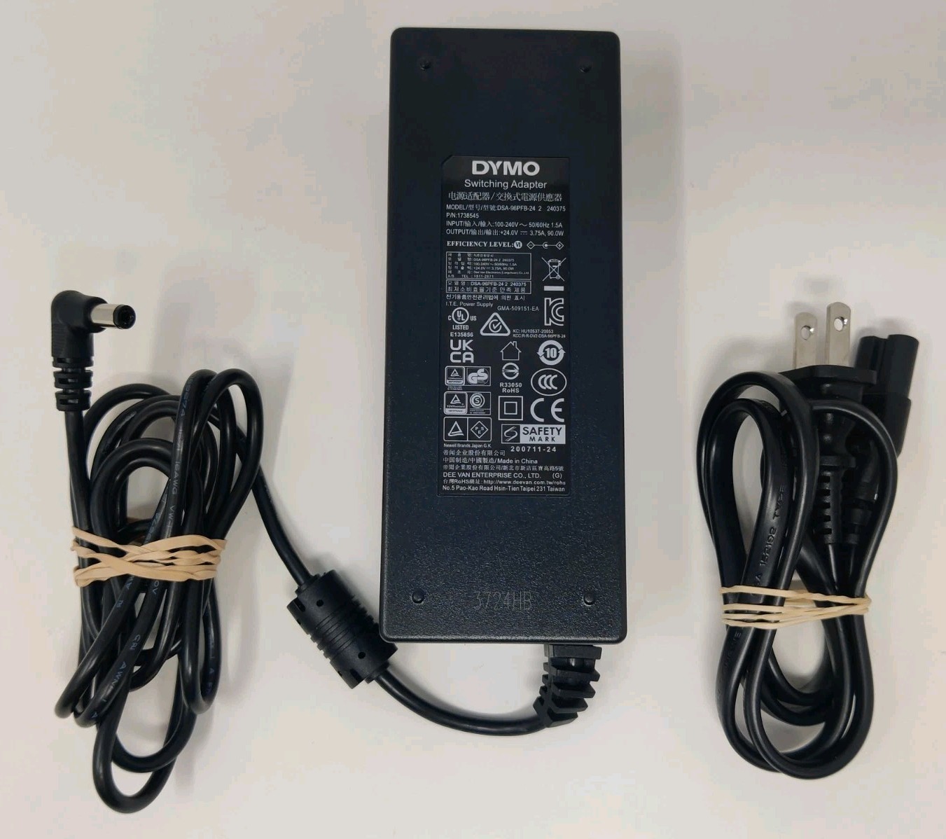 Genuine DYMO 24v 3.75a Power Switching Adapter 1738545 DSA-96PFB-24 2 OEM