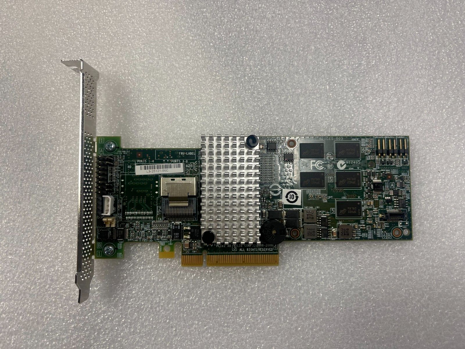LSI MegaRaid SAS Controller Card 6GB/S 2.0X8 PCI-E  L3-25121-86c 9260-4i