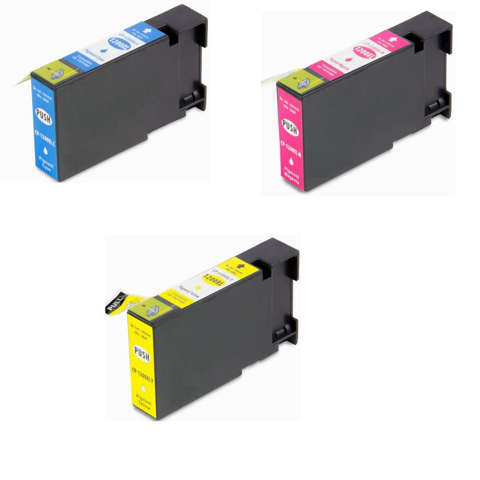 6 PGI-1200 CMY Pigment Ink Cartridges for Canon MAXIFY MB2020 MB2320 Printer