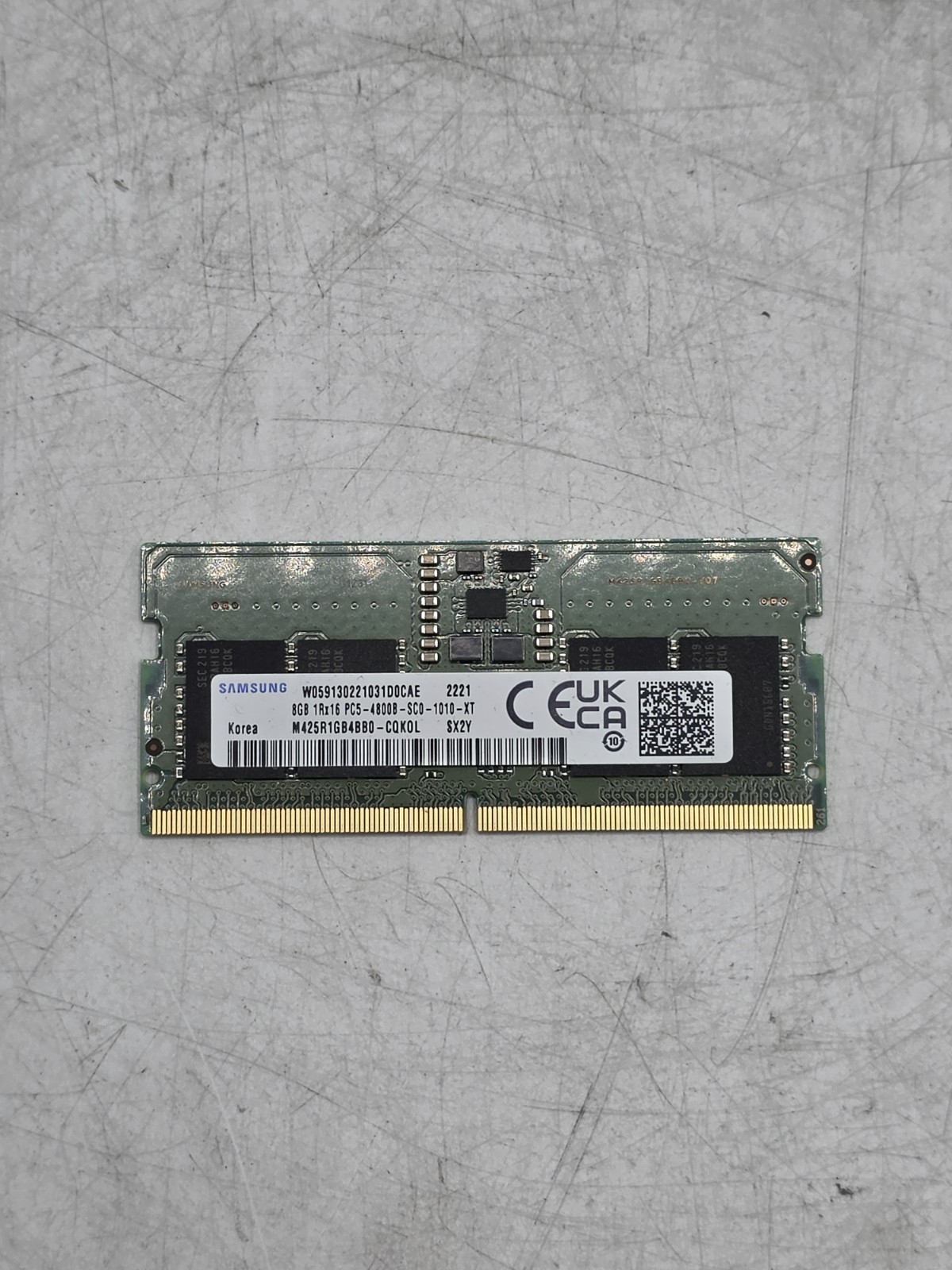 Samsung 8GB (1x8GB) DDR5 SO-DIMM Laptop RAM 4800MHz (M425R1GB4BB0-CQKOL)