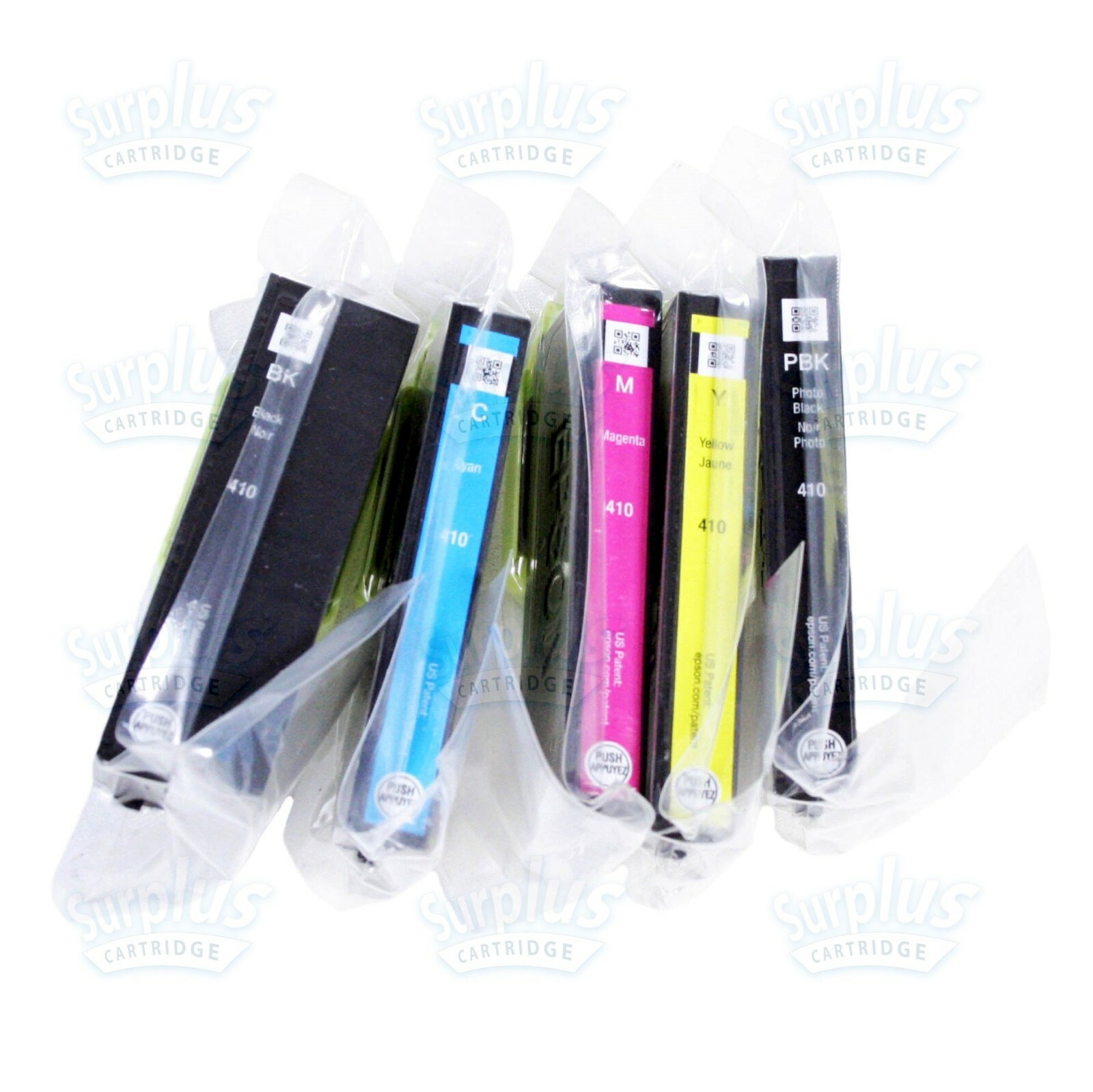 5pk Genuine Epson 410 Black & Color XP530 XP630 XP830 XP640 XP635
