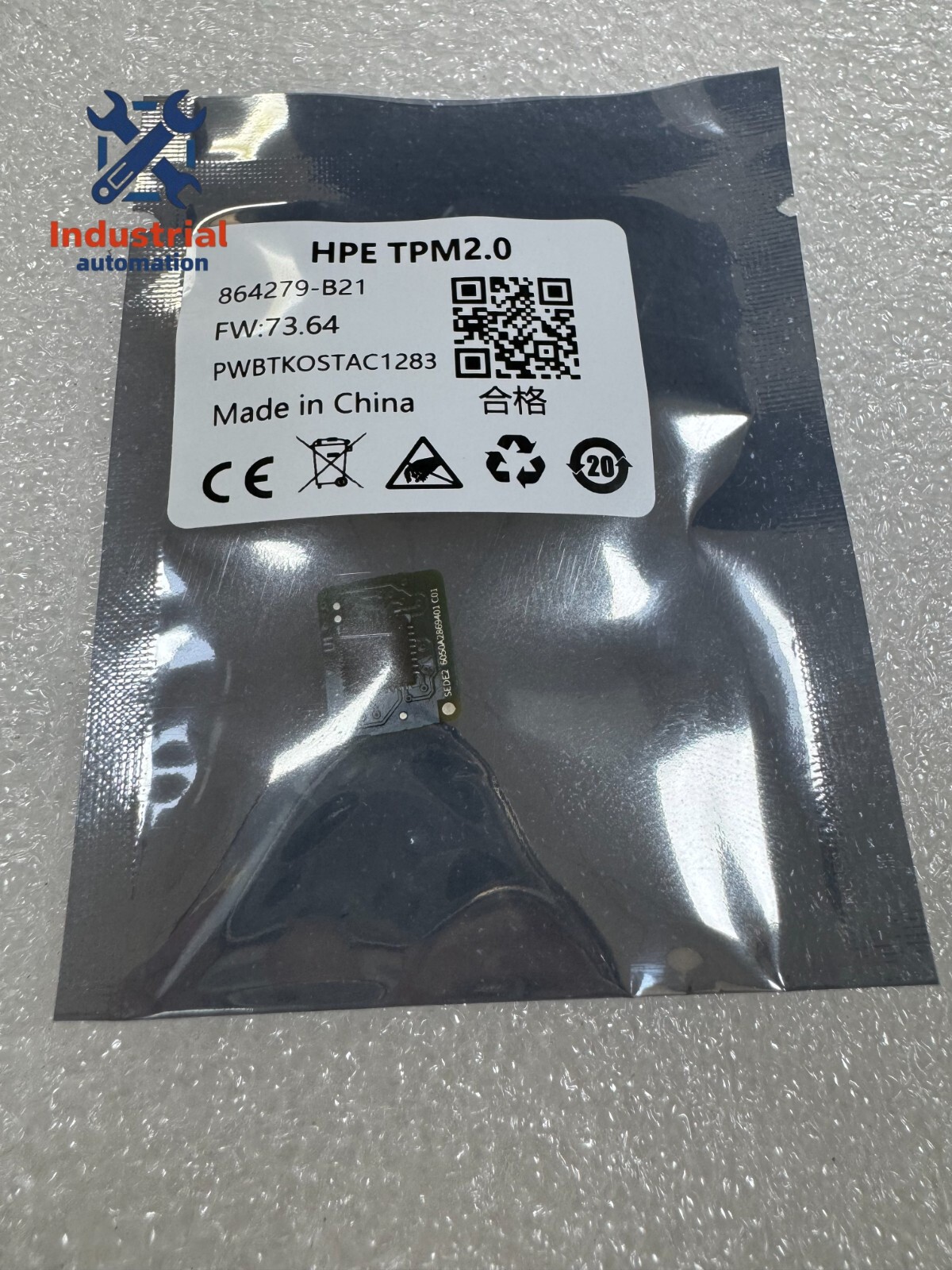 HPE Trusted Platform Module (TPM) 2.0 for Gen10 Server 864279-B21 864277-001