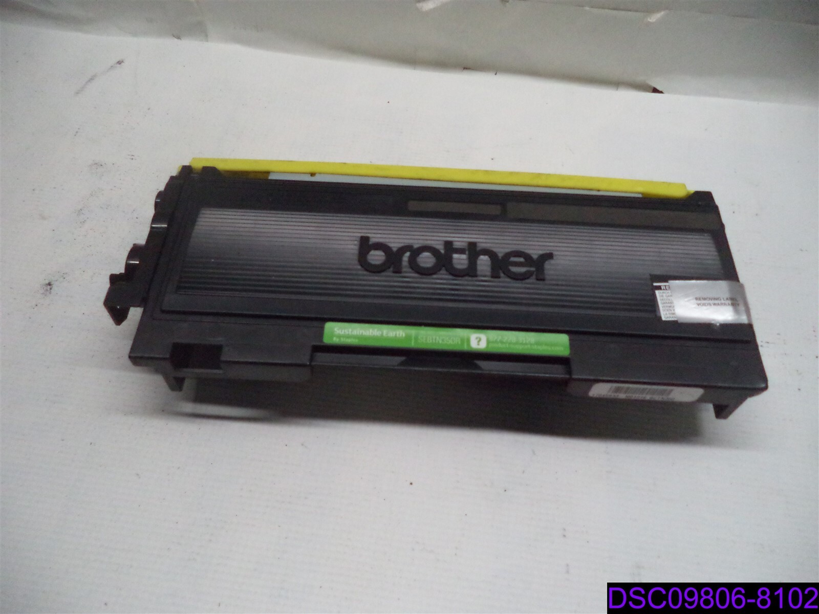 Used Needs Refilled Qty = 3: Brother Genuine Toner Cartridge TN350 SEBTN350R