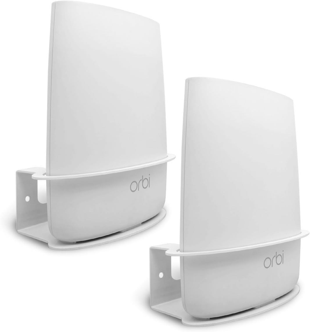 2 Pack Wall Mount Bracket for Netgear Orbi RBS40 RBK50 RBS50 AC2200 AC3000