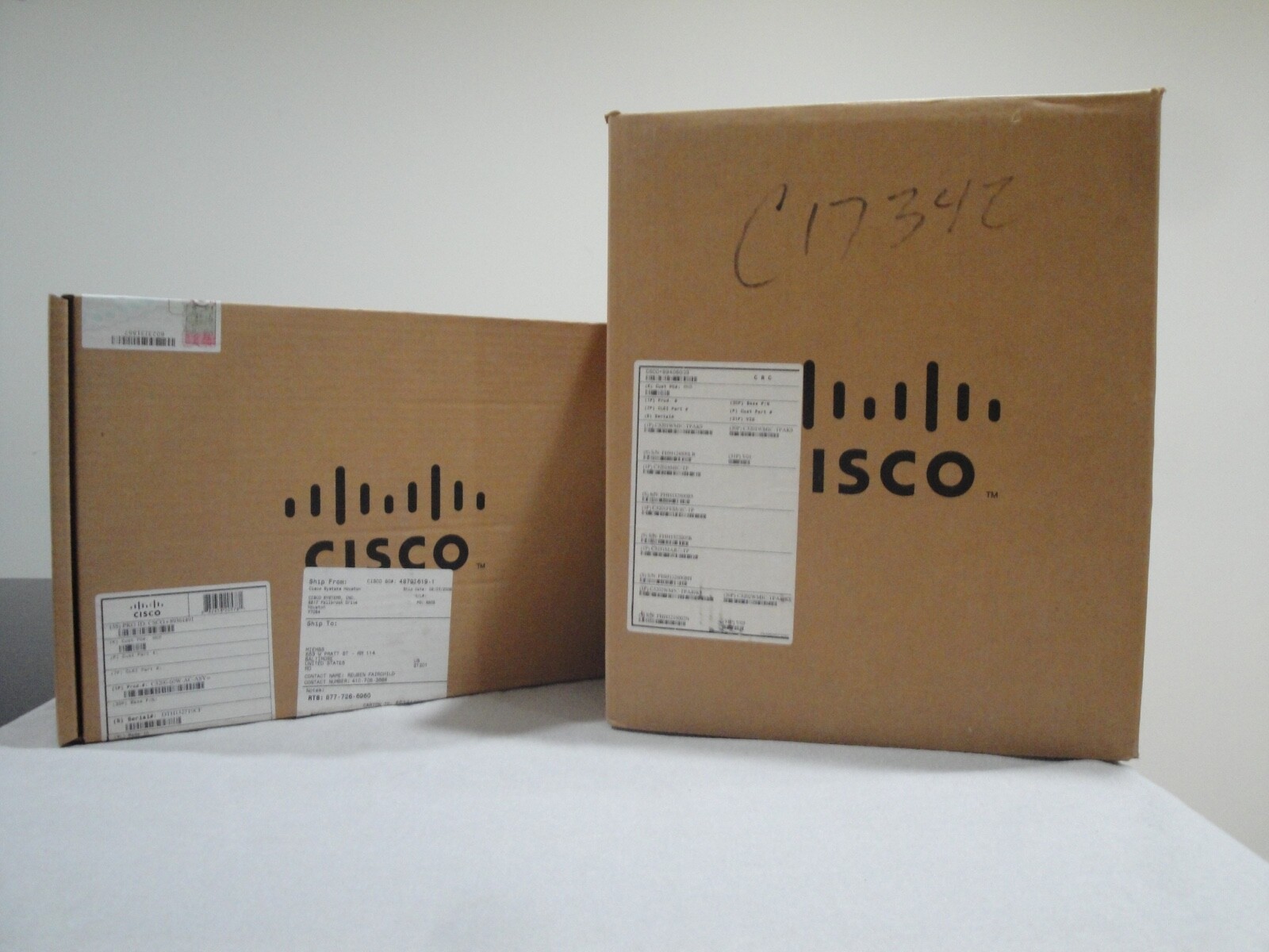 Cisco 3230 Gigabit Wireless G Router (C3230 ENC-24-49-K9) with new C3200-60W-AC.