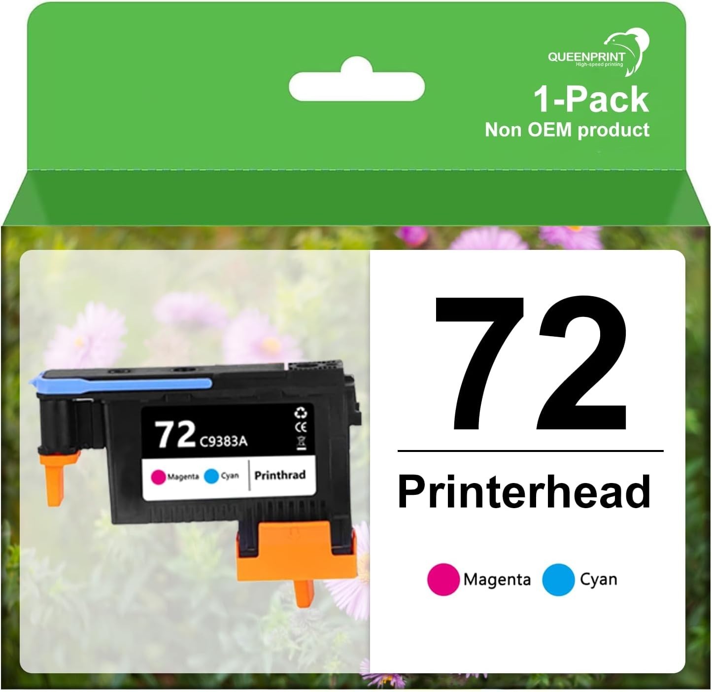 HP 72 Printhead C9383A Magenta Cyan for DesignJet T610 T620 T770 T790