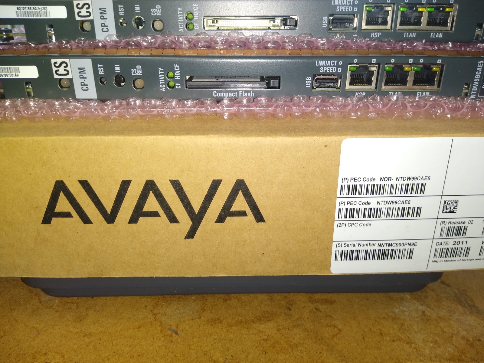Avaya NTDW99CAE5 CS 1000 Call Processor Dual Core CP-PM