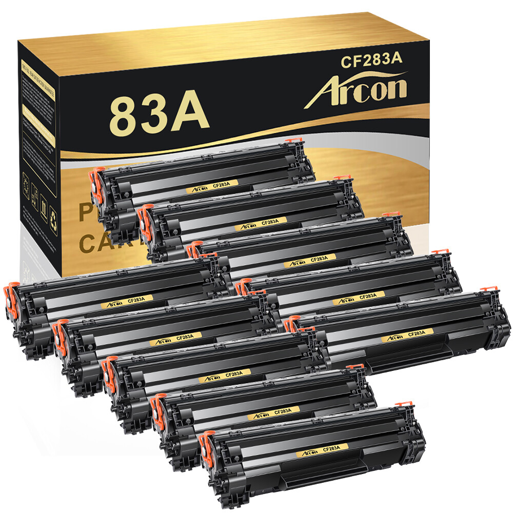 10 Pack CF283A Compatible With HP 83A Toner Cartridge Laserjet Pro M201dw M127fw